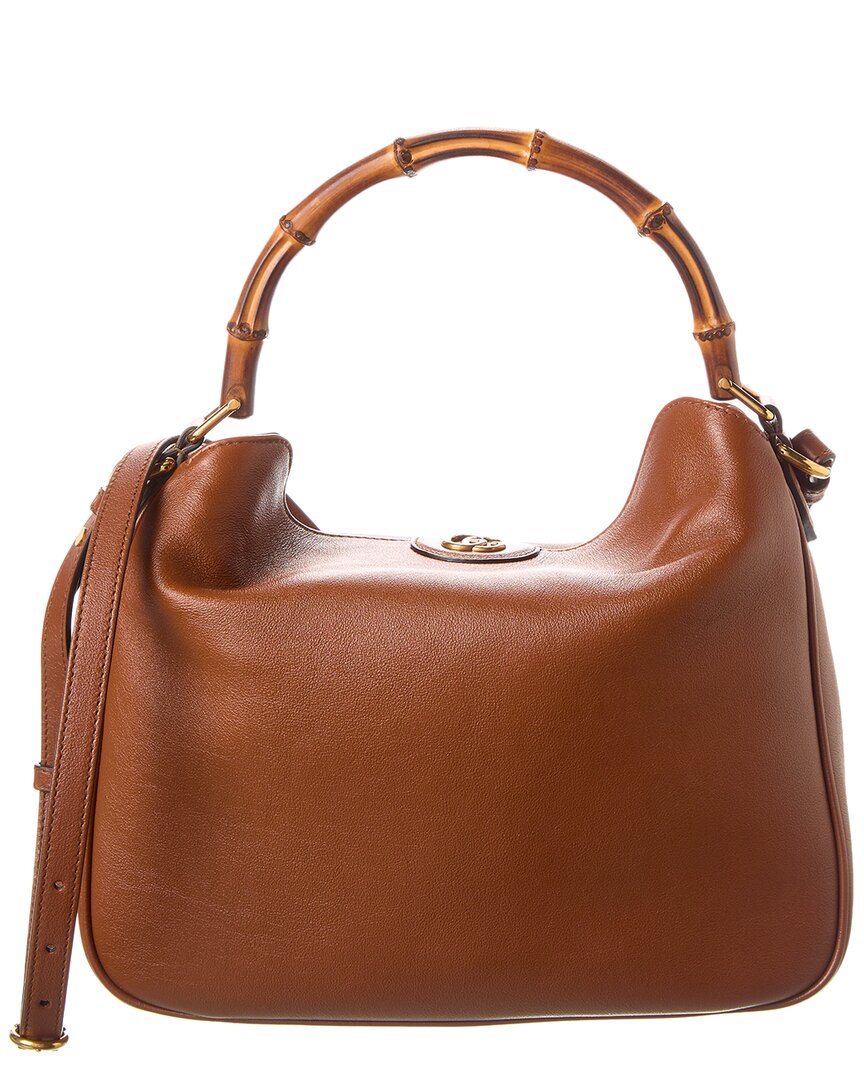 Luxury Gucci Trending 2025 Diana Medium Leather Shoulder Bag