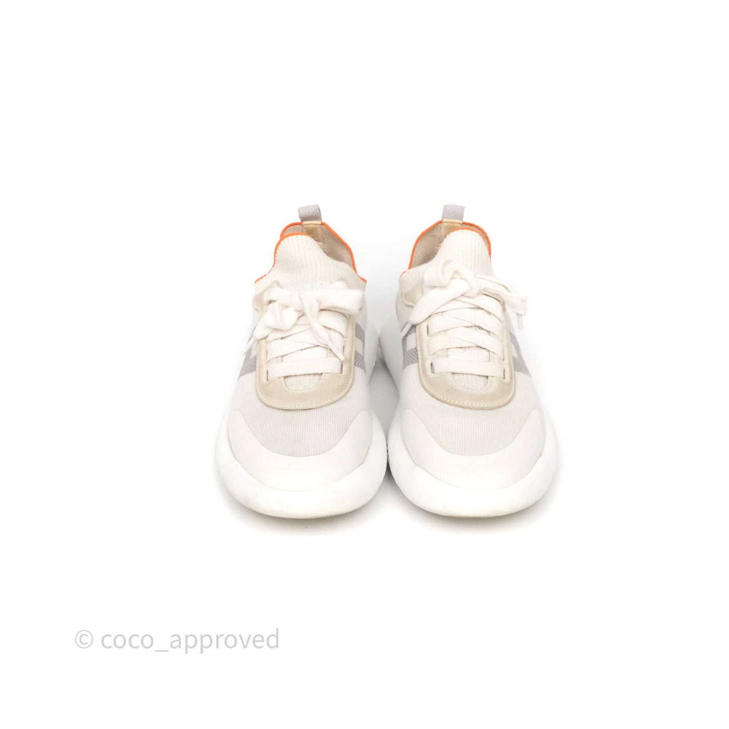 Hermès Crew Sneaker White Size 38