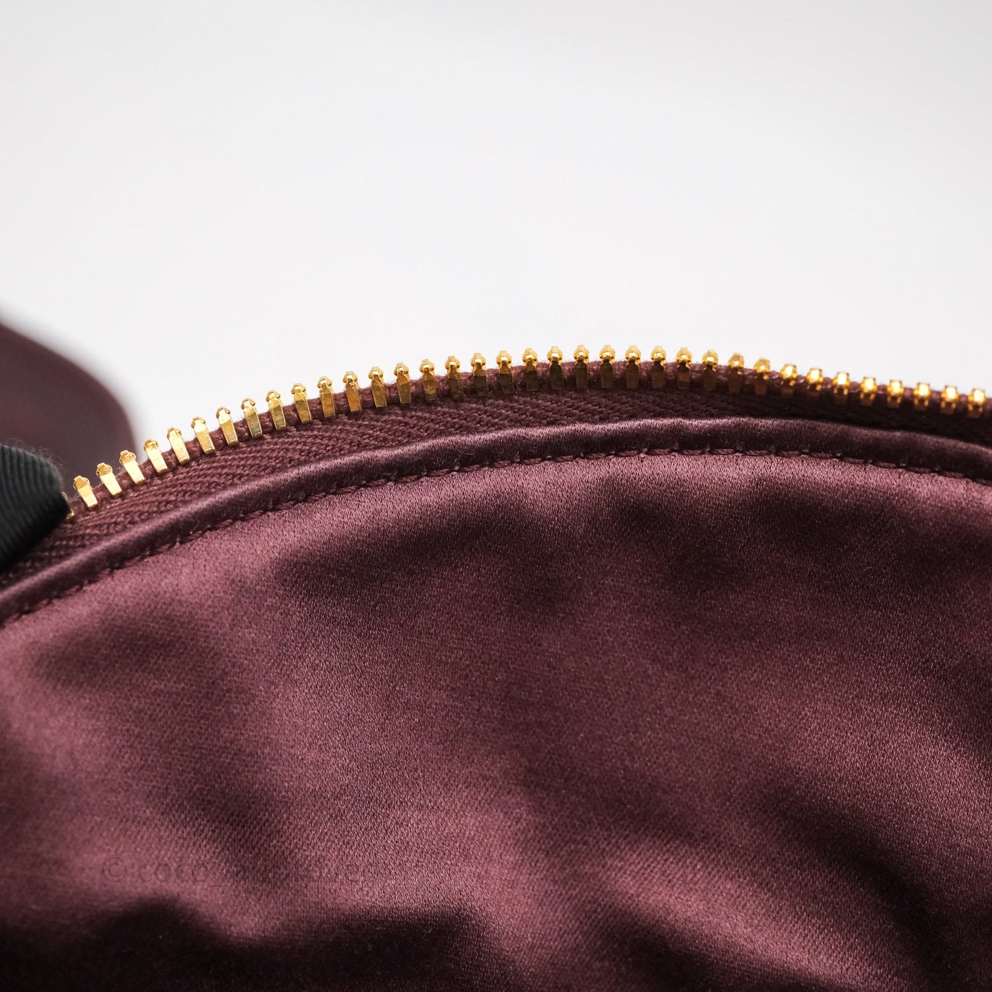 Miu Miu Bumbag Burgundy/Pink Gold Hardware