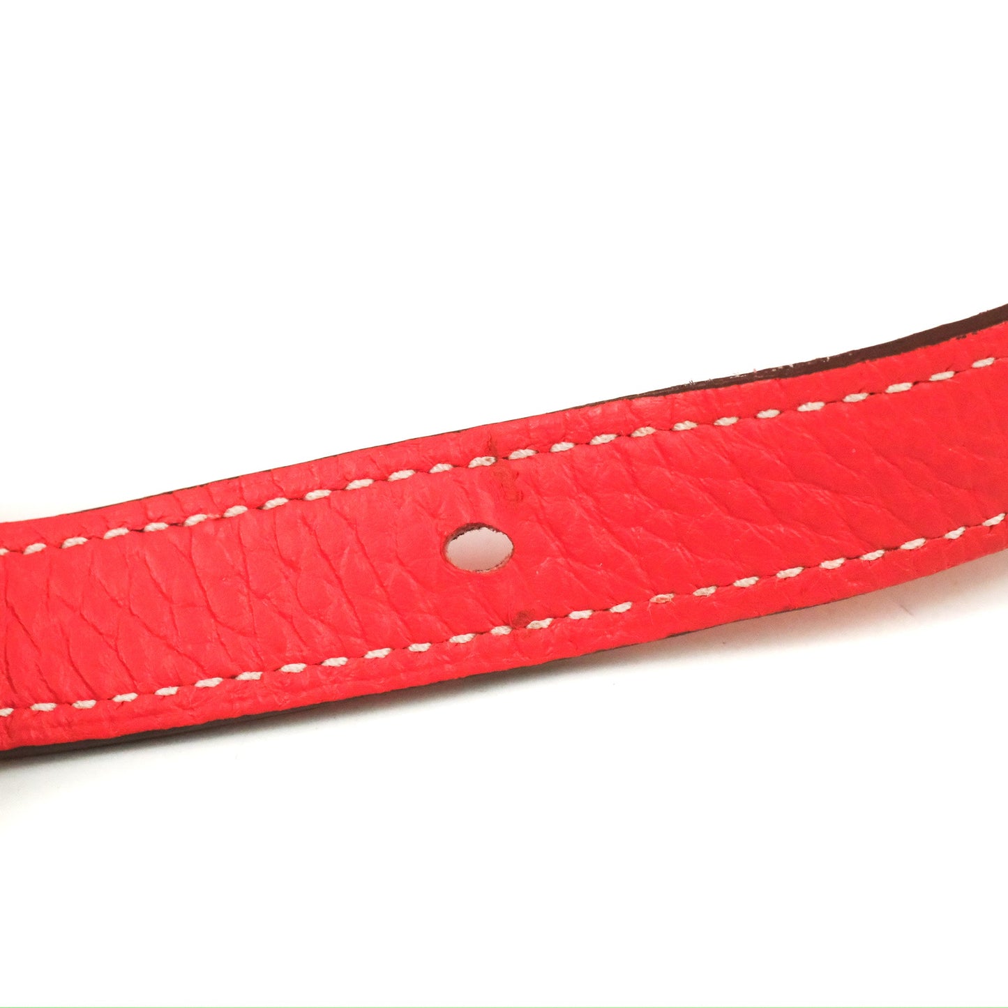 Hermès Halzan 31 Red Palladium Hardware