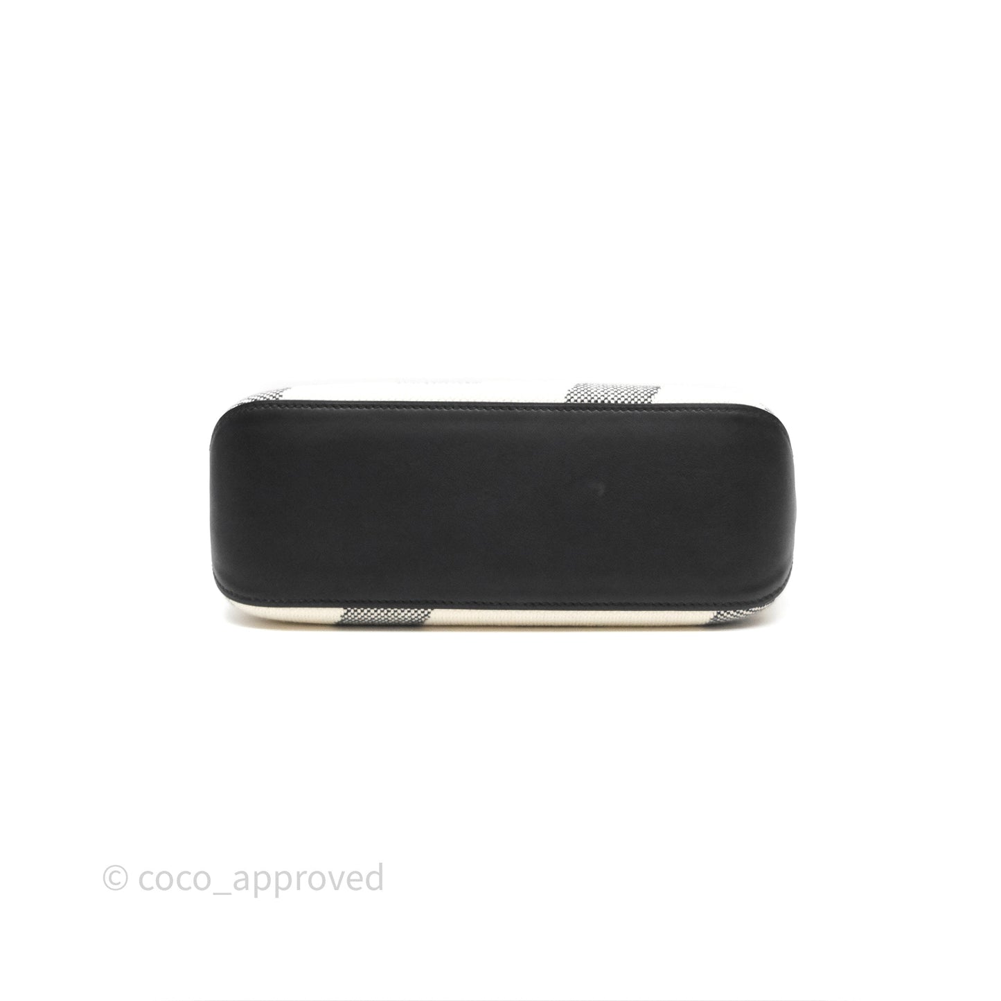 Hermès Cabas H En Biais 27 Noir 89 Swift/Canvas