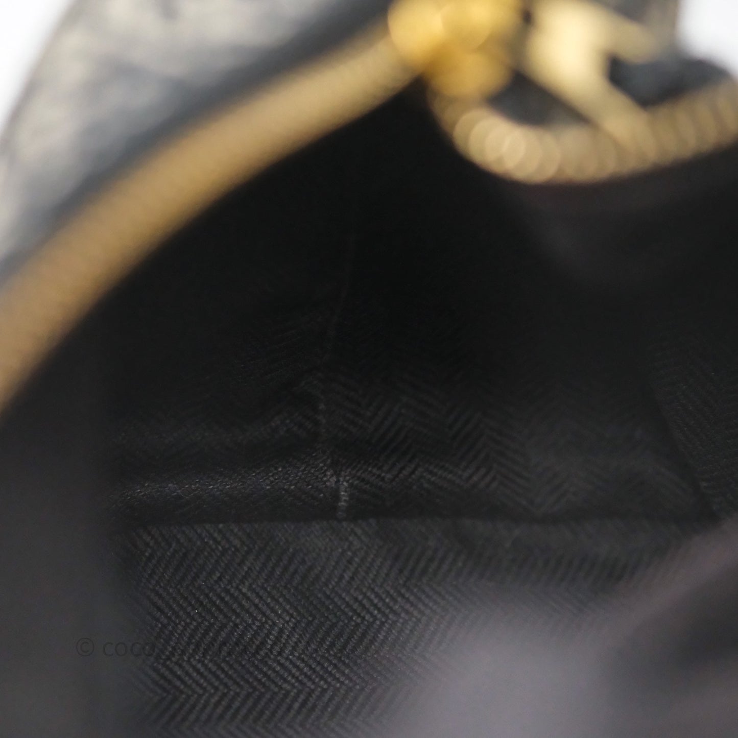 Loewe Small Cubi bag in Anagram Jacquard & Calfskin Navy/Black