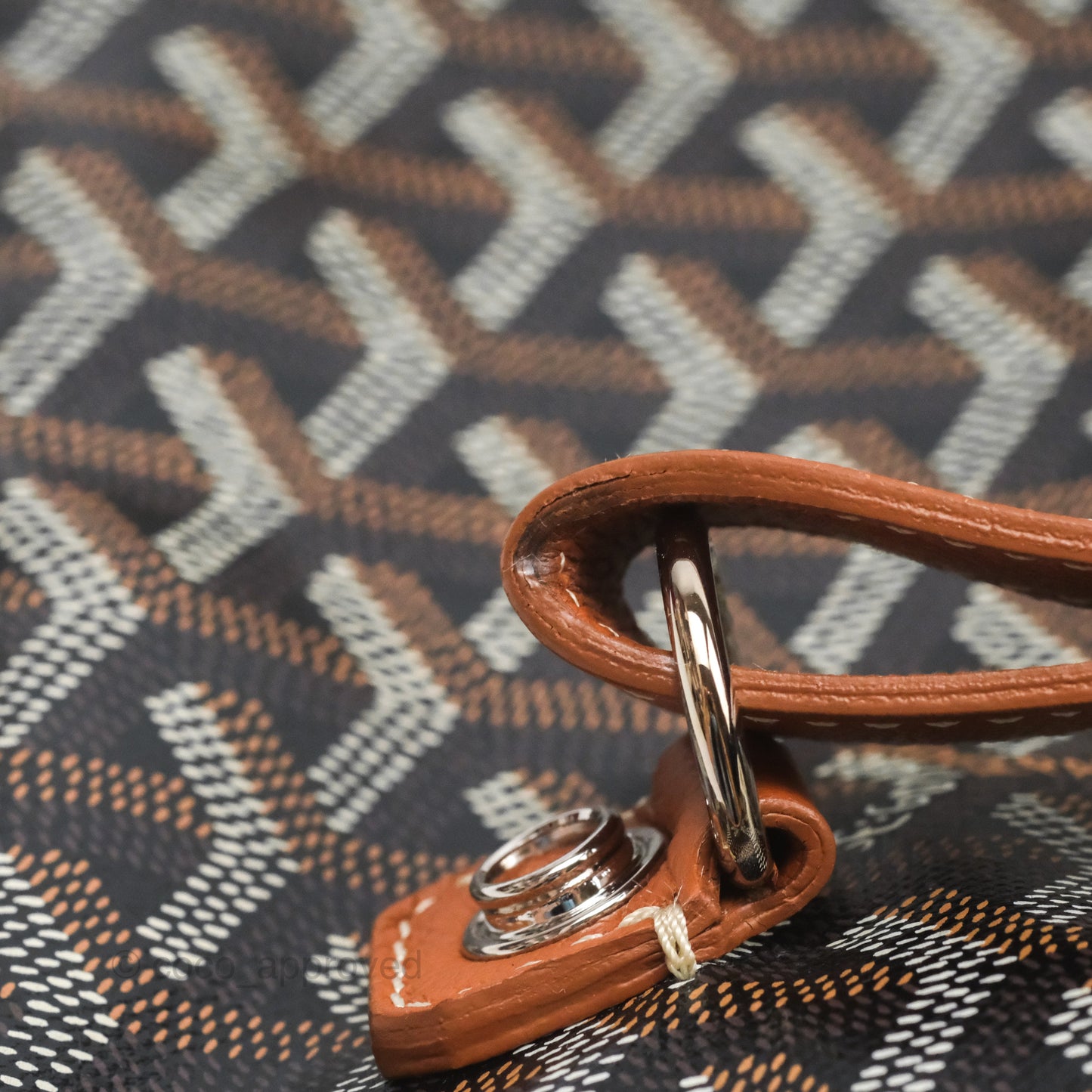 Goyard Saint Léger Backpack Black/ Tan