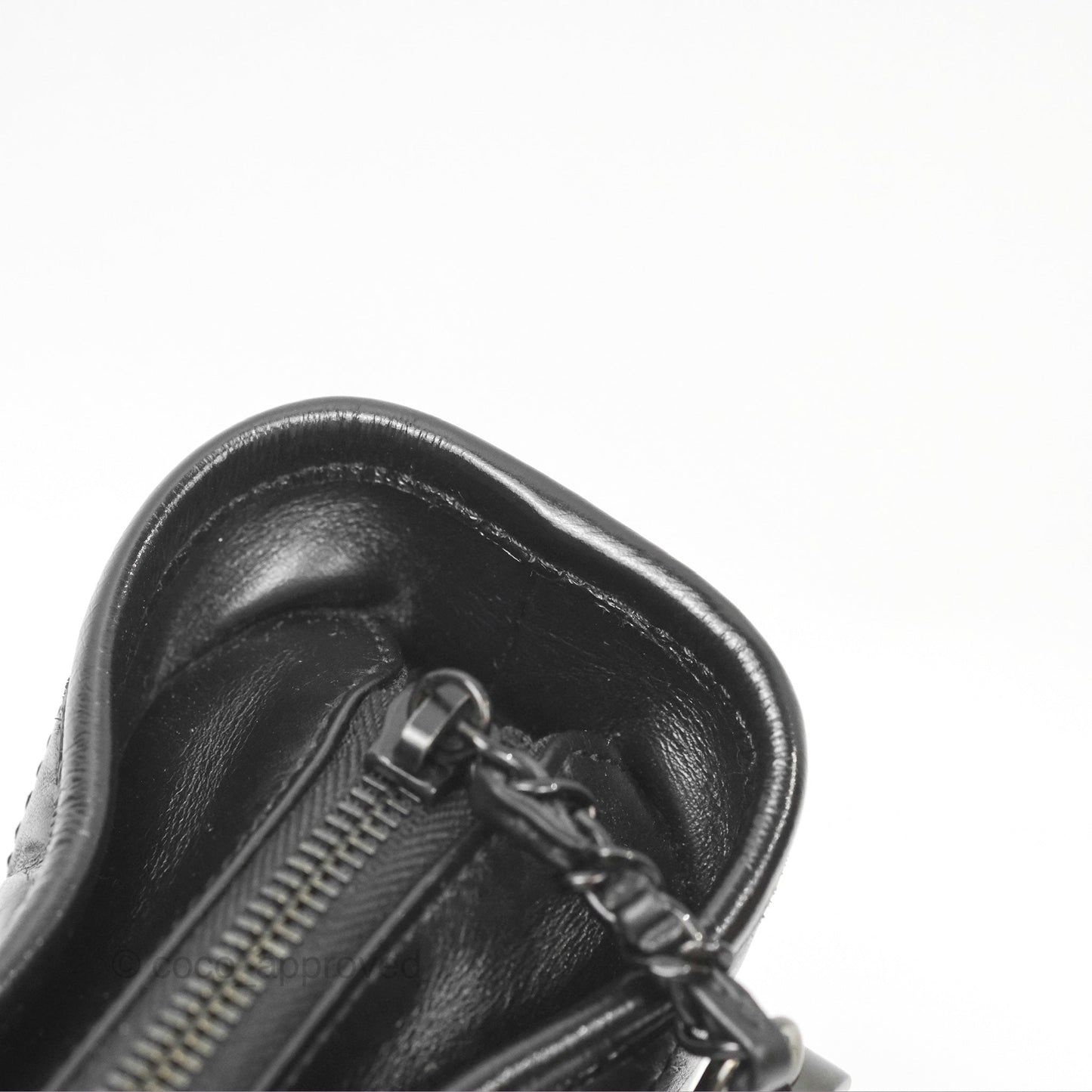 Chanel Small Gabrielle Hobo Quilted So Black Aged Calfskin