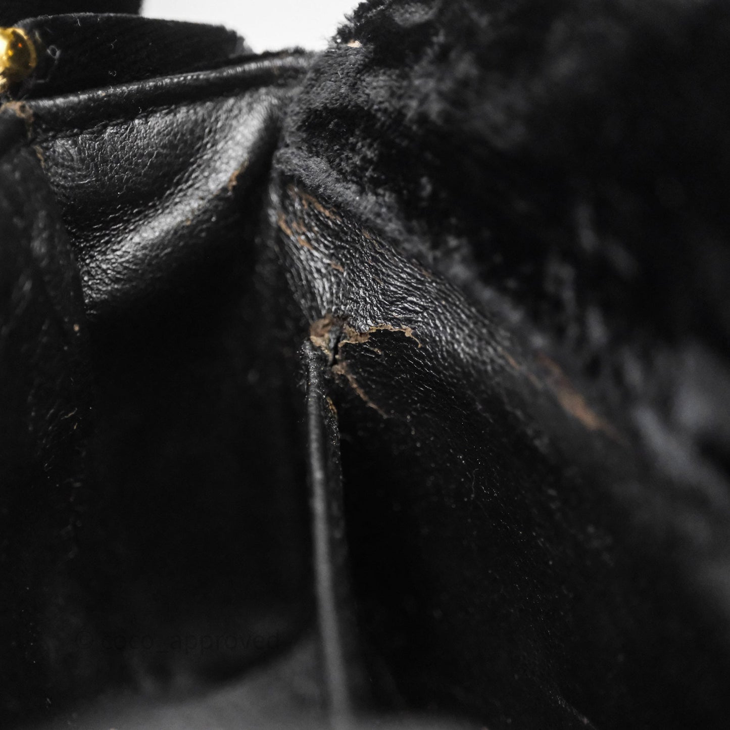 Chanel Vintage Mini Flap Bag Black Velvet Gold Hardware