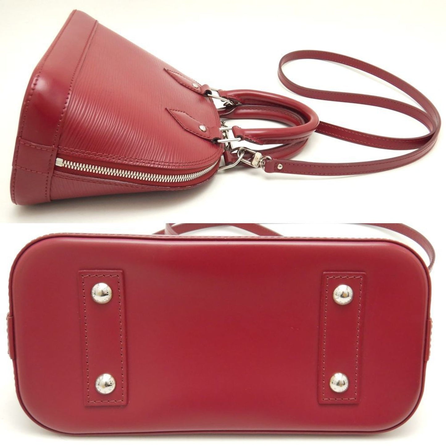 Louis Vuitton Alma  Leather Handbag ()