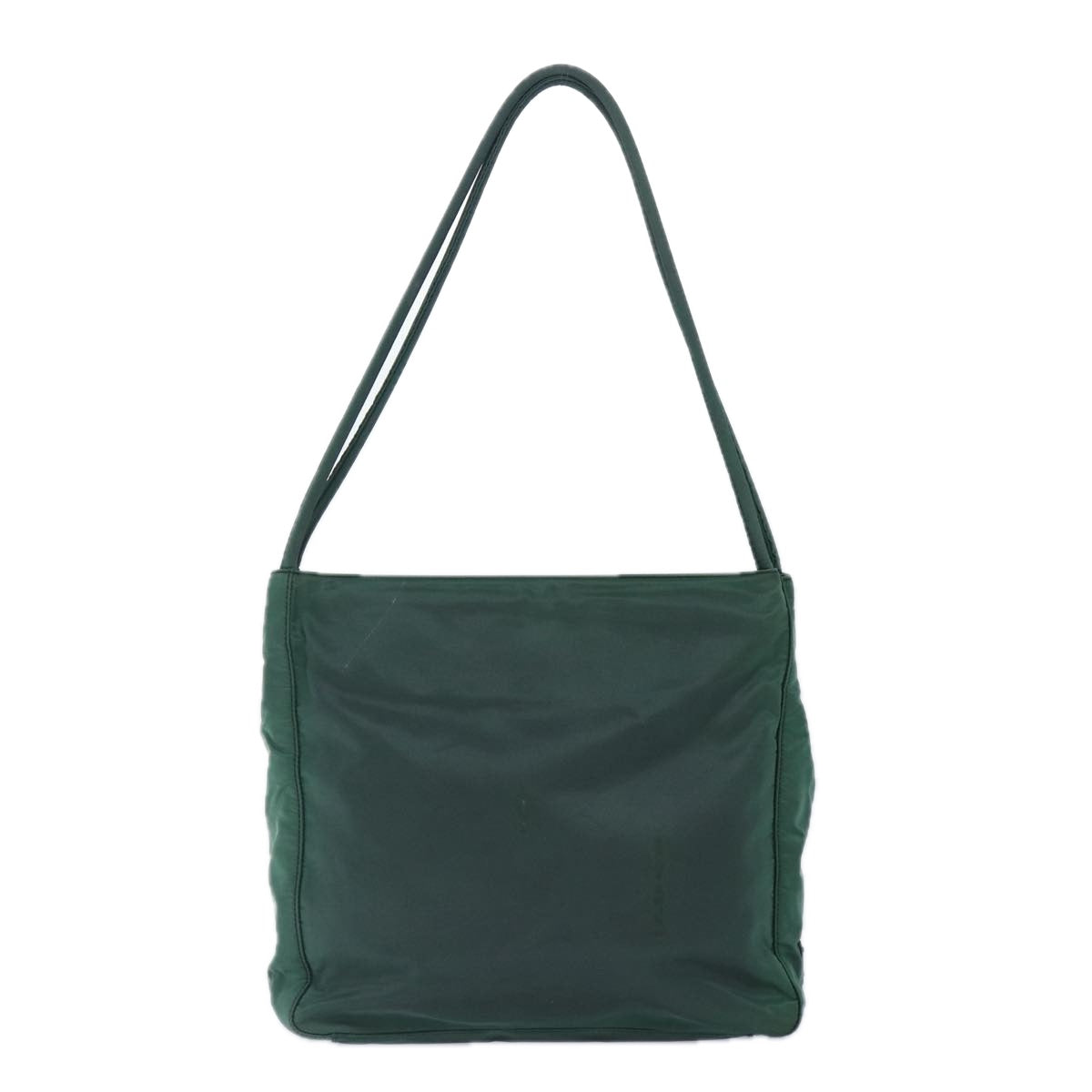 Luxury Prada Tote Bag Nylon Green Silver  86871