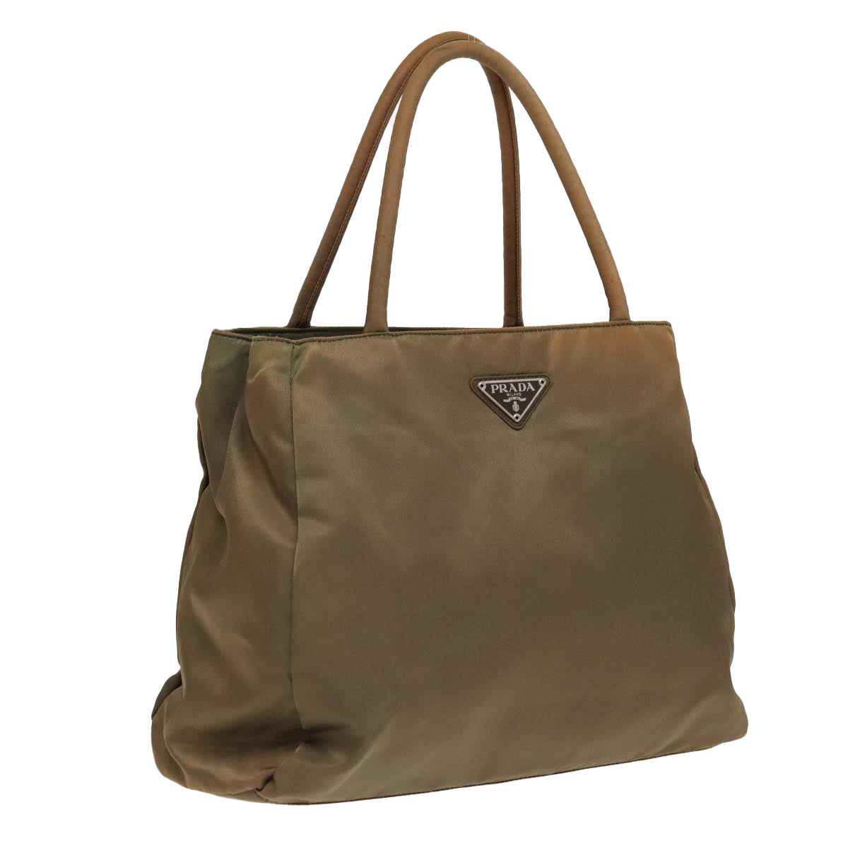 Luxury Prada Hand Bag Nylon Brown  86874