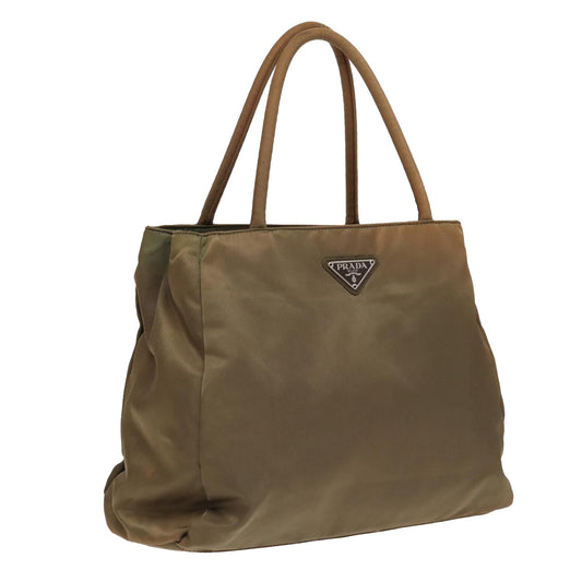 Luxury Prada Hand Bag Nylon Brown  86874