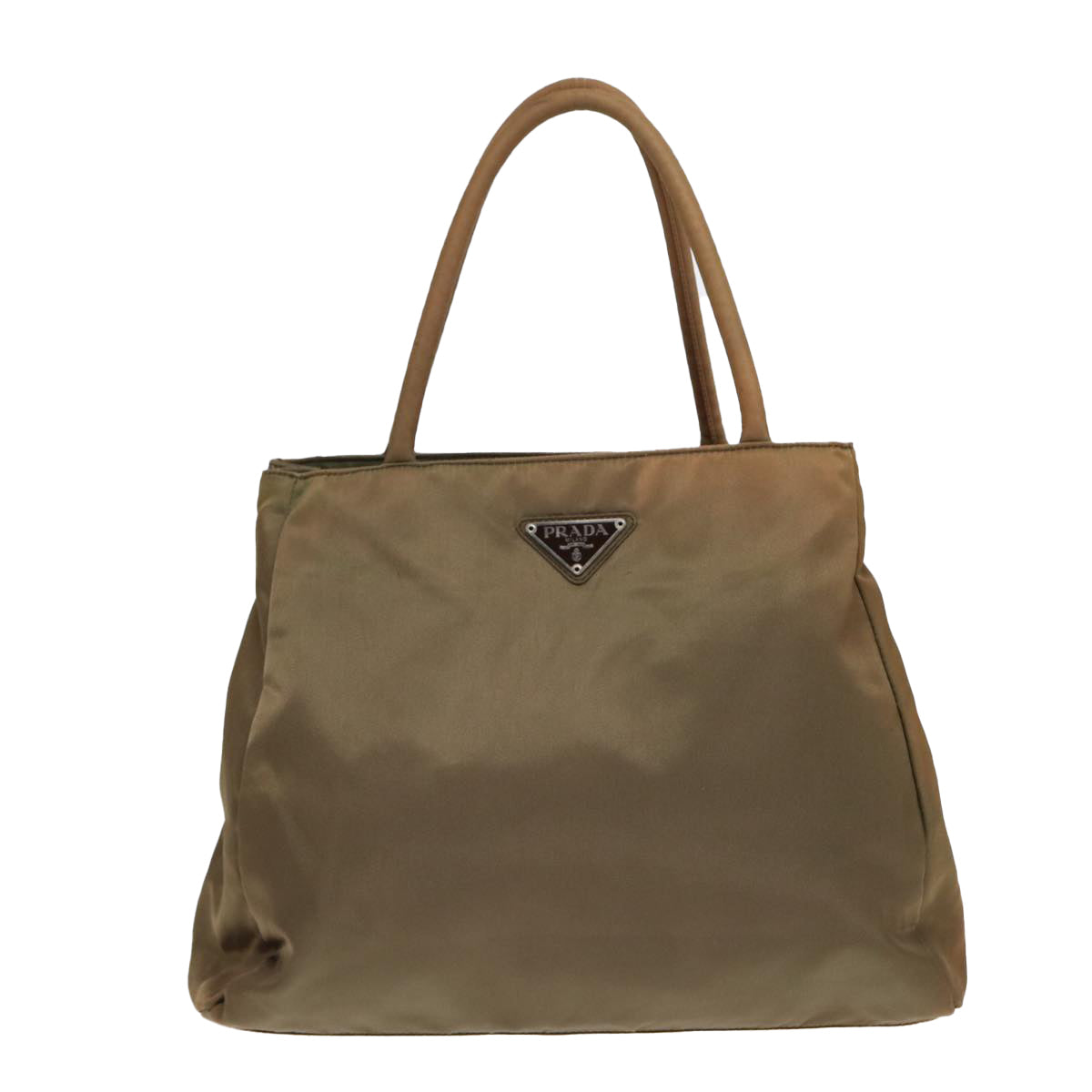 Luxury Prada Hand Bag Nylon Brown  86874
