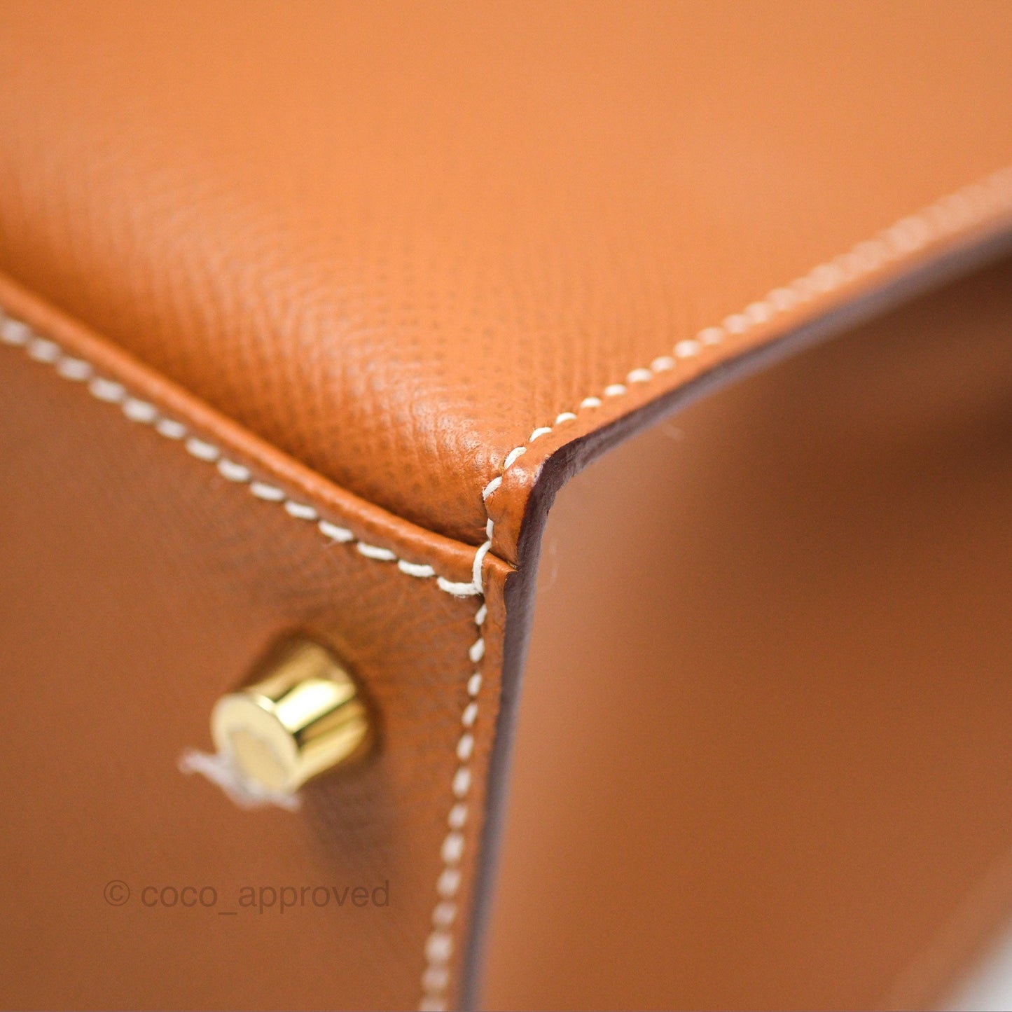 Hermès Kelly Sellier 28 Gold 37 Epsom Gold Hardware