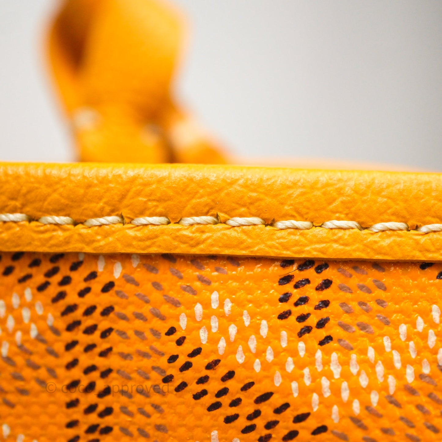 Goyard St. Louis GM Yellow Goyardine Canvas