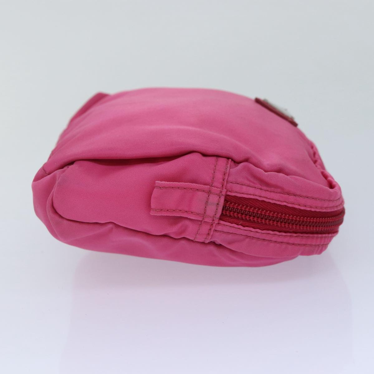 Luxury Prada Pouch Nylon Silver Pink  86890