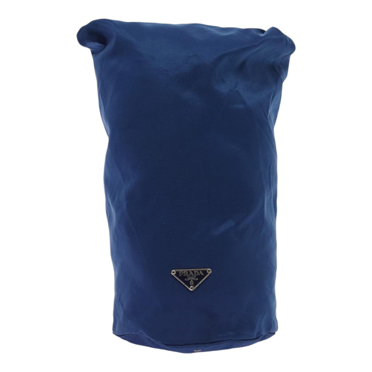 Luxury Prada Shoulder Bag Nylon Blue Silver  86892