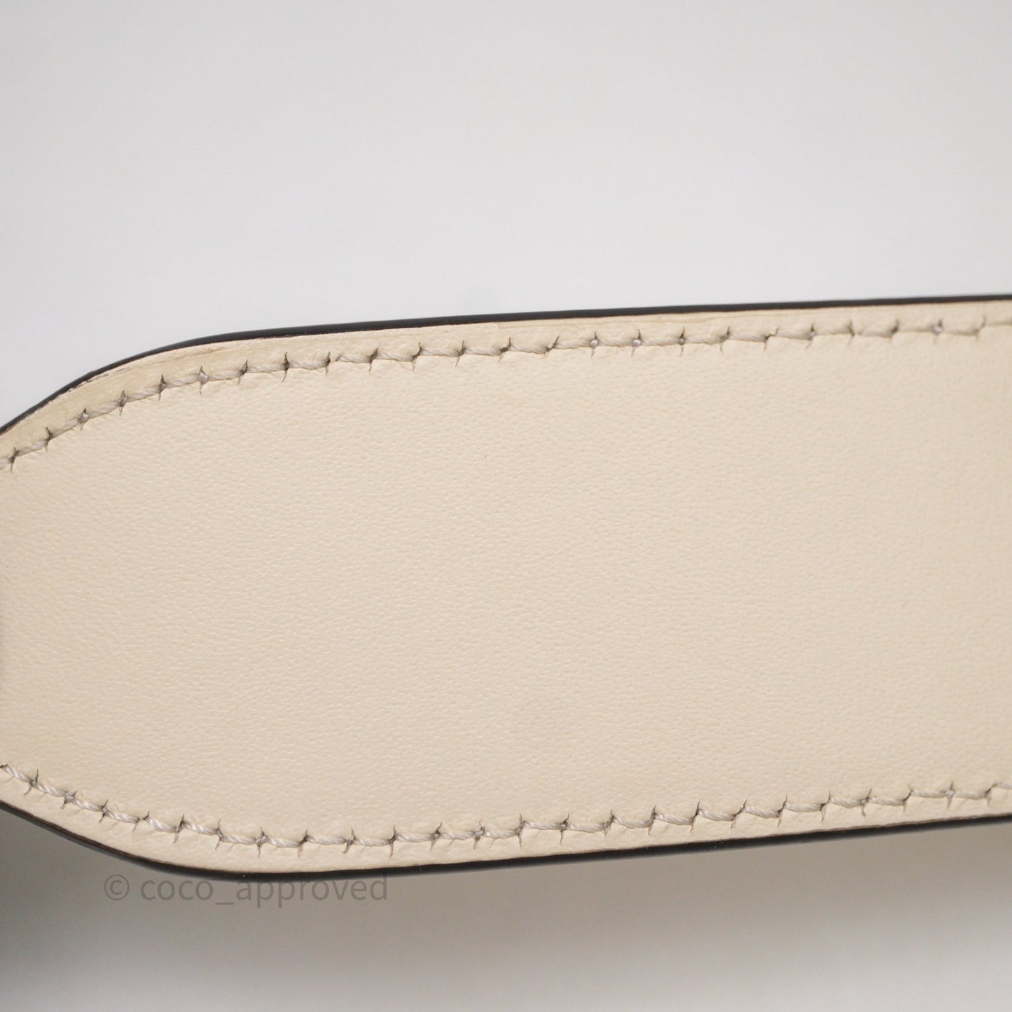 Fendi Braided Leather Baguette Bag Ivory Gold Hardware