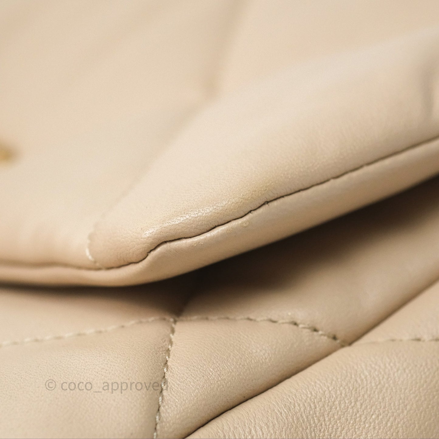Chanel 19 Small Beige Mixed Hardware