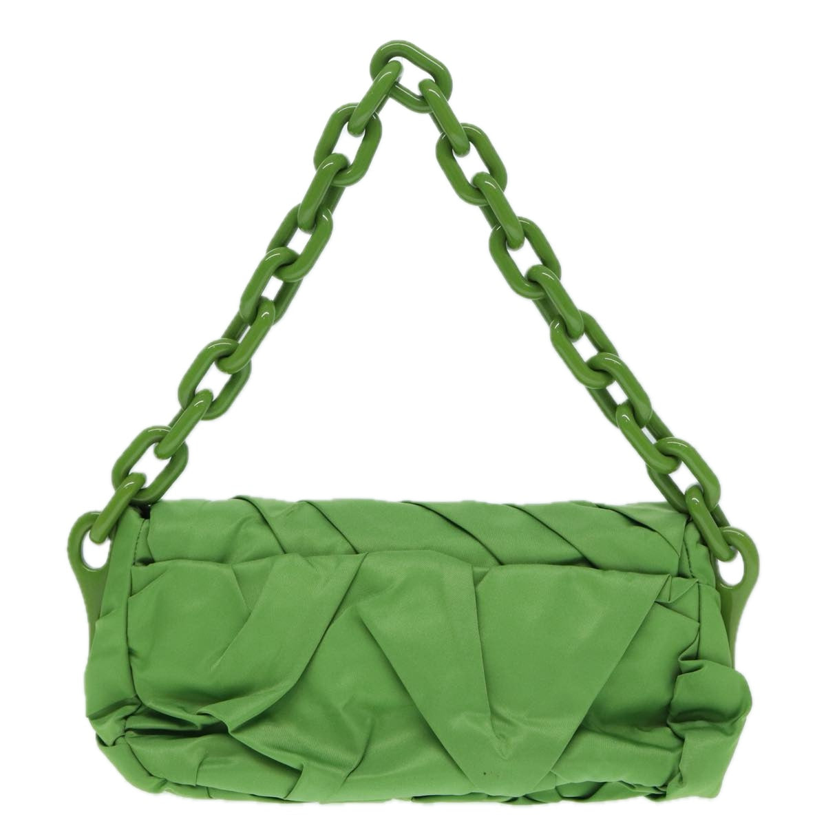 Luxury Prada Shoulder Bag Nylon Green  86986A