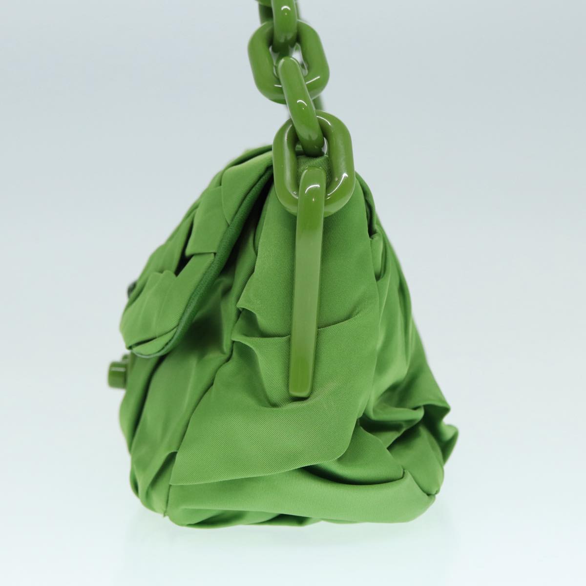 Luxury Prada Shoulder Bag Nylon Green  86986A