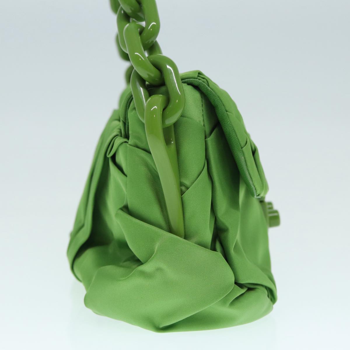 Luxury Prada Shoulder Bag Nylon Green  86986A