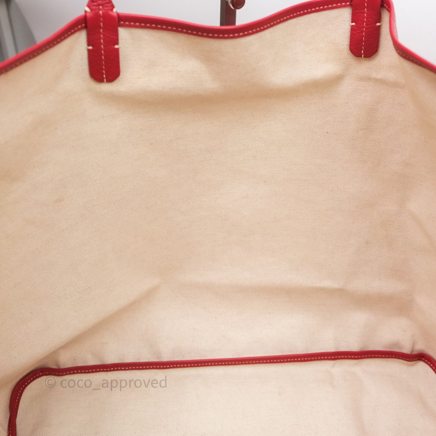 Goyard St Louis Tote GM Red