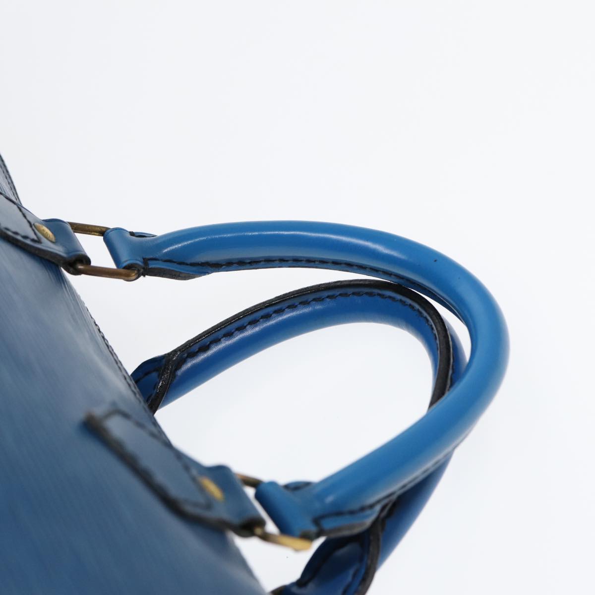 LOUIS VUITTON Epi Speedy 35 Hand Bag Toledo Blue M42995 LV 86994