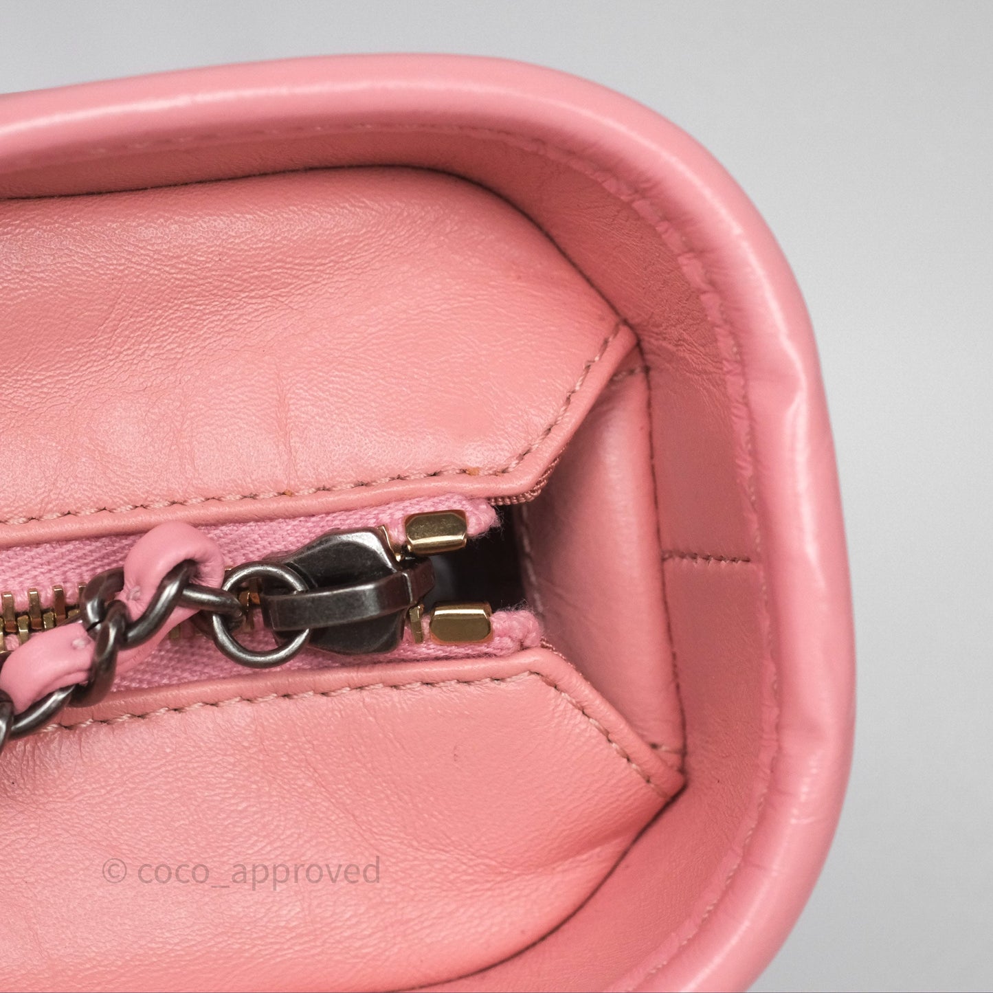 Chanel Large Gabrielle Hobo Pink Aged Calfskin Mixed Hardware 19S