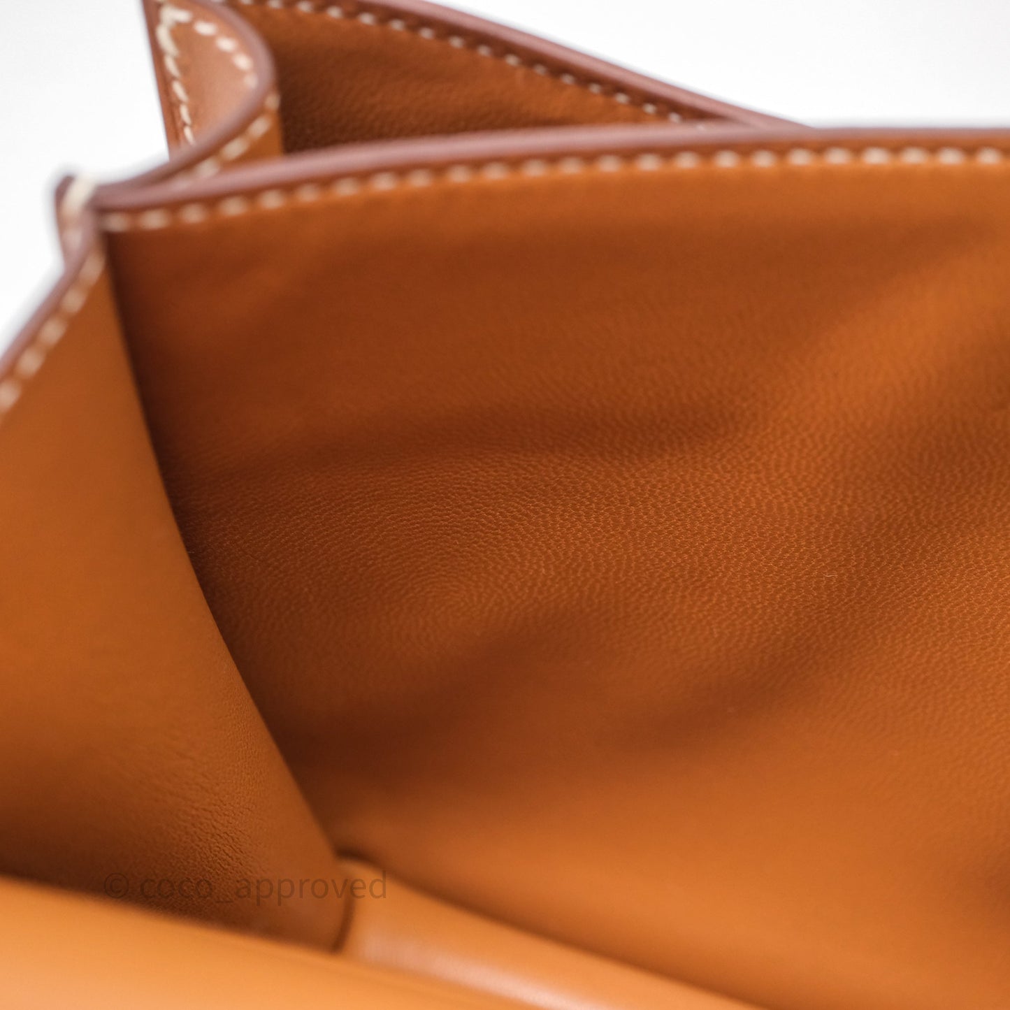 Hermès Constance Mini Smooth Barenia Leather Gold Hardware