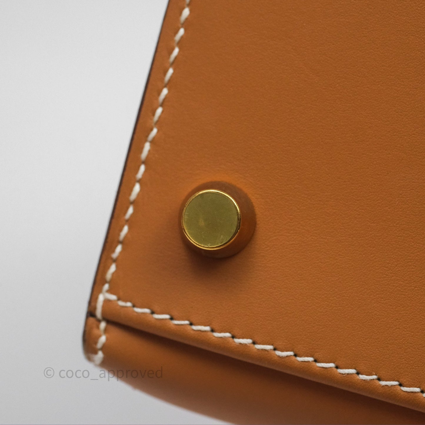 Hermès Kelly II 28 Sellier Gold 37 Chamonix Leather Gold Hardware