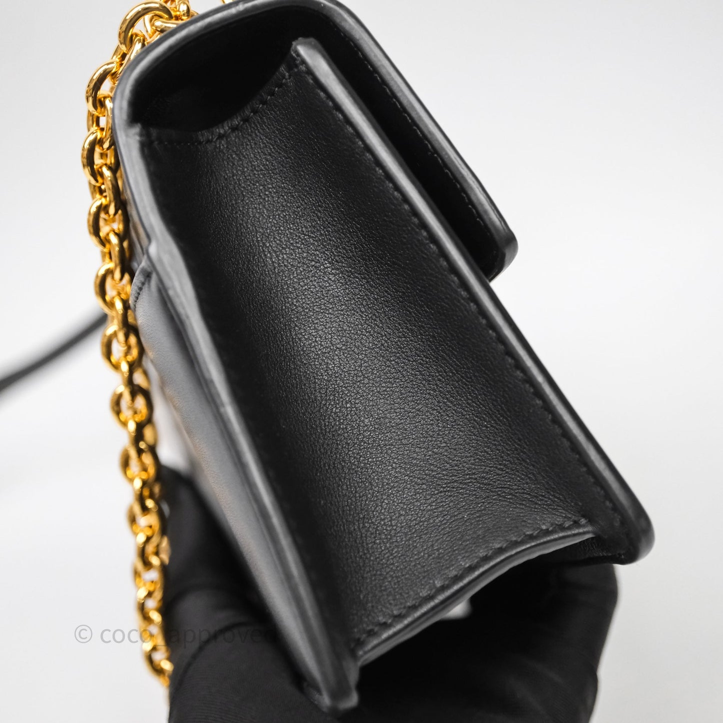 Christian Dior 30 Montaigne East-West Chain Bag Black