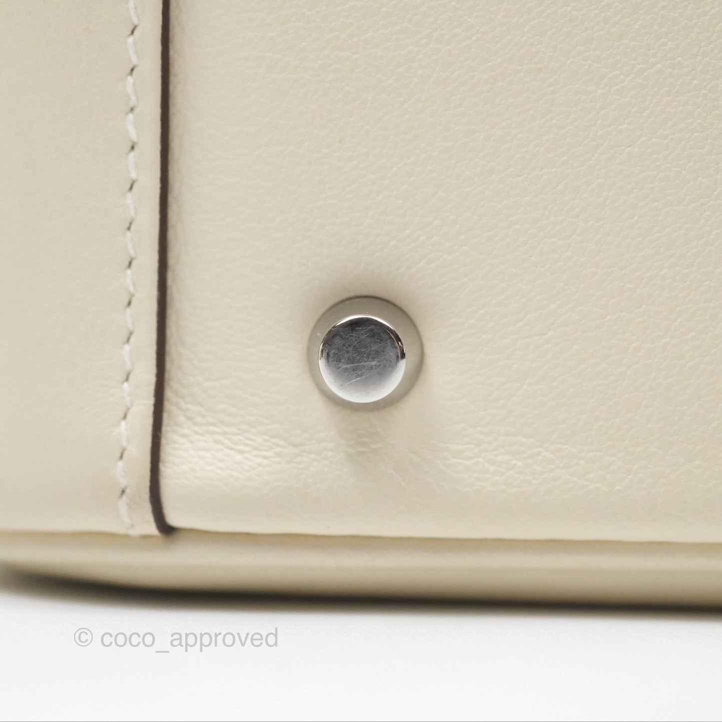 Hermès Mini Lindy 20 Nata I2/ Lime 9R Swift Palladium Hardware