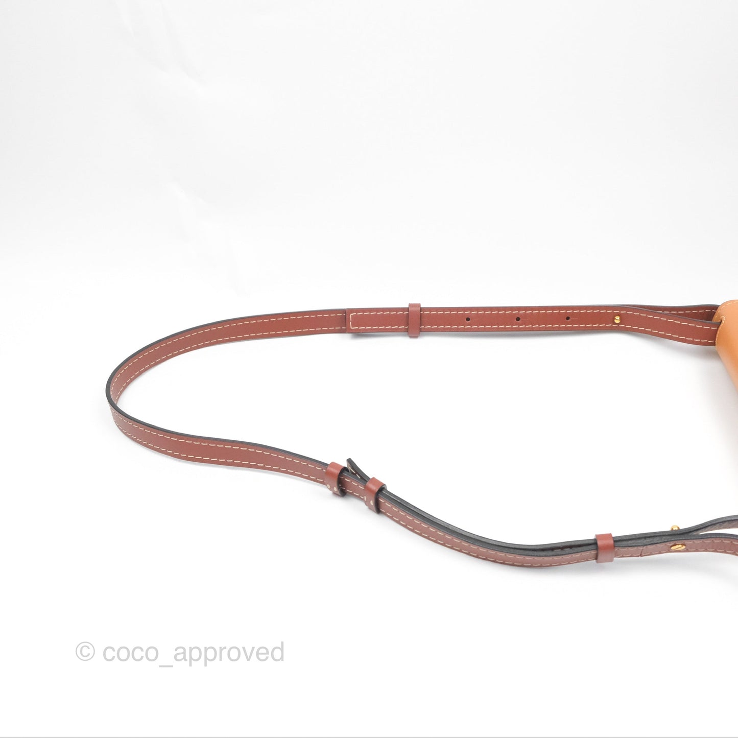 Loewe Small Gate Bag Smooth Calfskin Amber/Light Grey/Rust