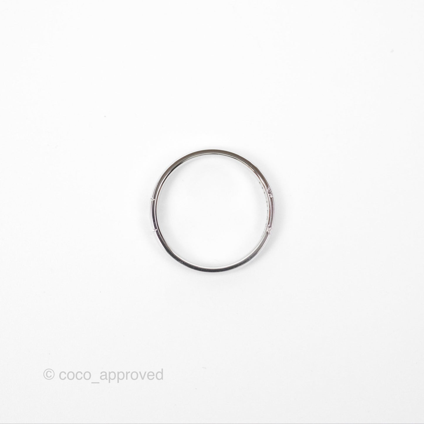 Hermès Ever Herakles Wedding Band Platinum Size 52