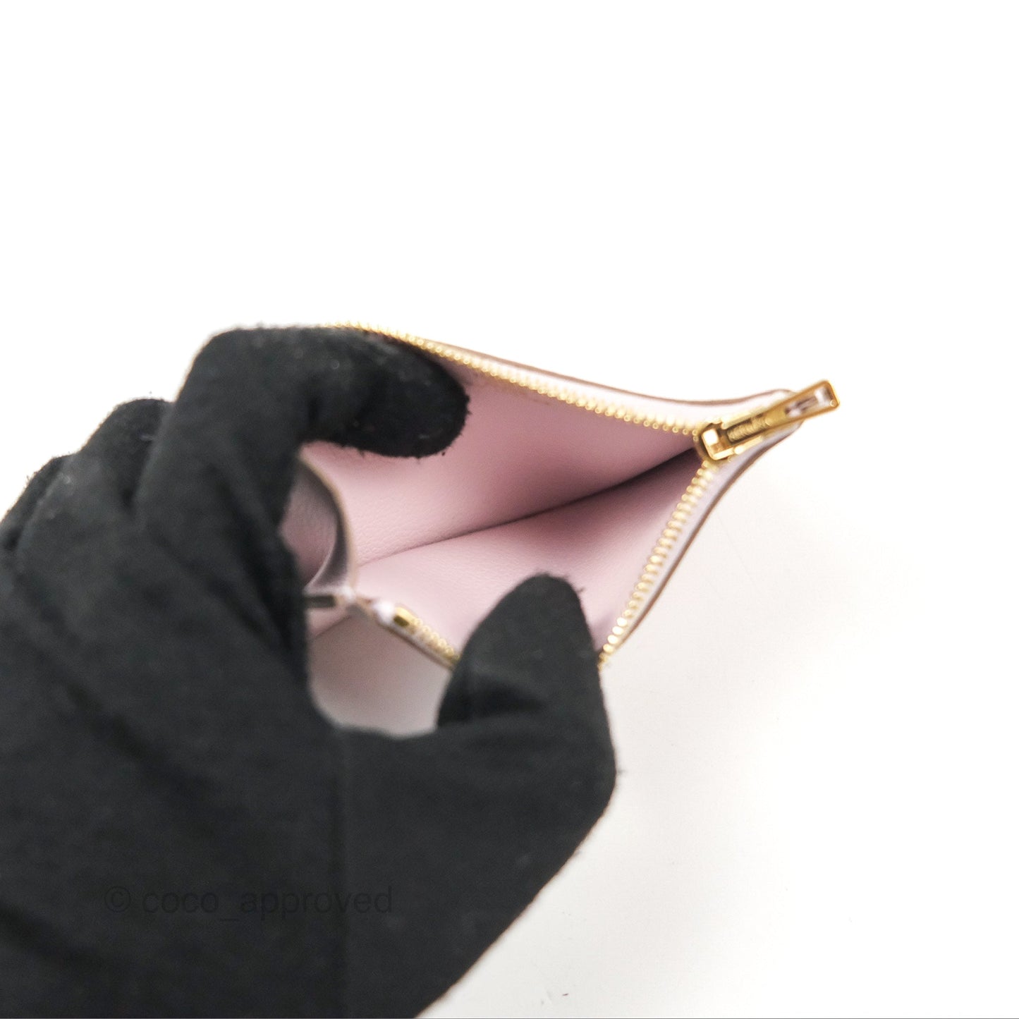Hermès Constance Slim Wallet Vert Rousseau / Mauve Pale Evercolor Gold Hardware