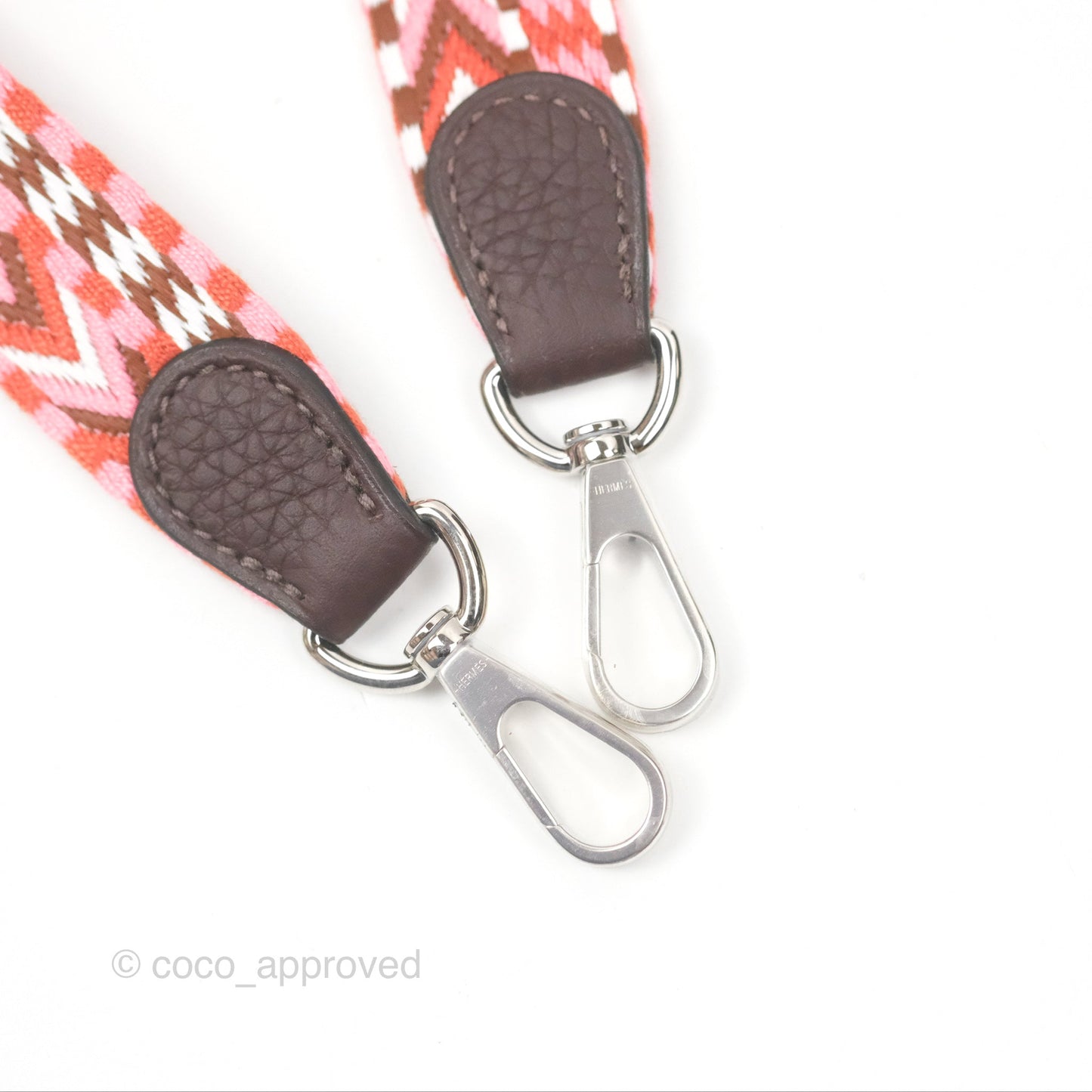 Hermès Mini Evelyne 16 Rouge Sellier Clemence Rose Confetti-Blanc Palladium Hardware