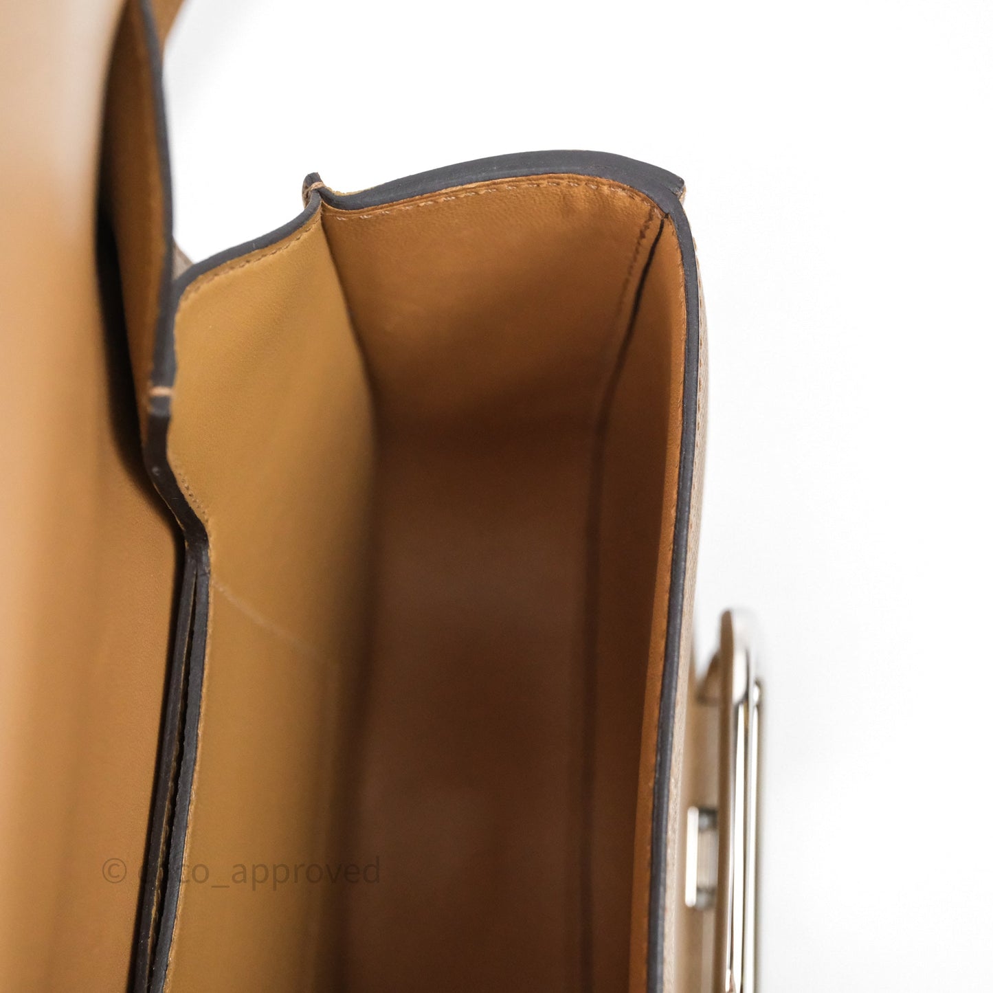 Hermès Della Cavalleria Mini Bag Alezan 3G Epsom Palladium Hardware