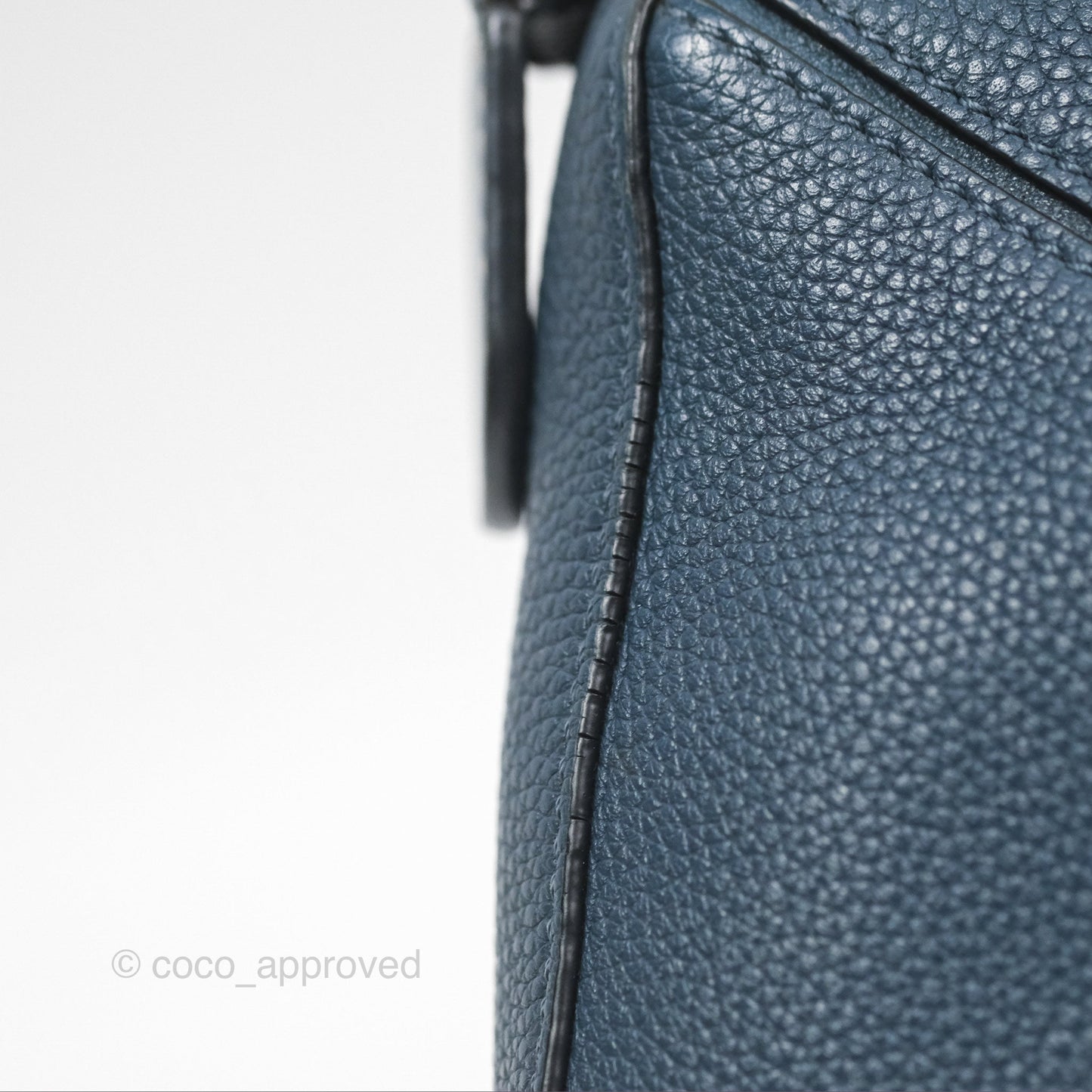 Loewe Small Puzzle Bag Navy Grained Calfskin