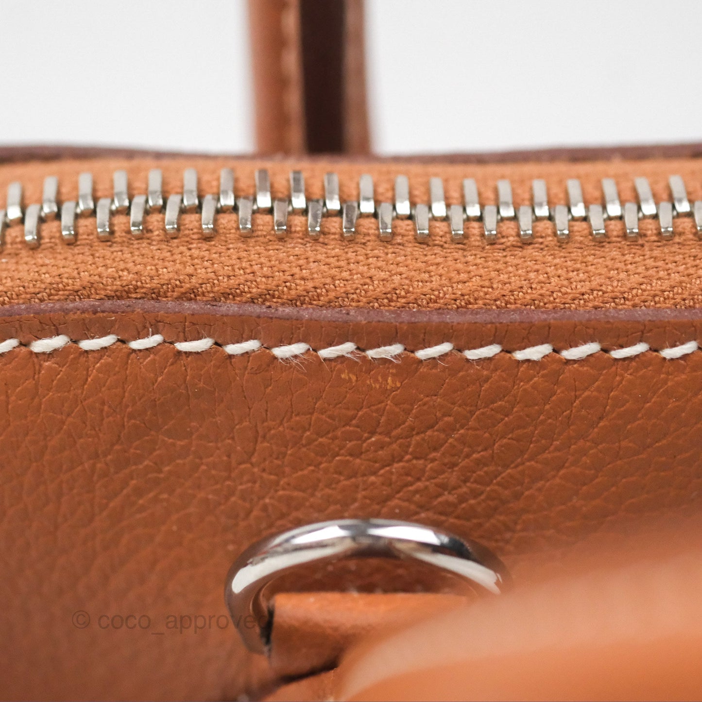 Hermès Bolide 1923 25 Gold 37 Evercolor Palladium Hardware