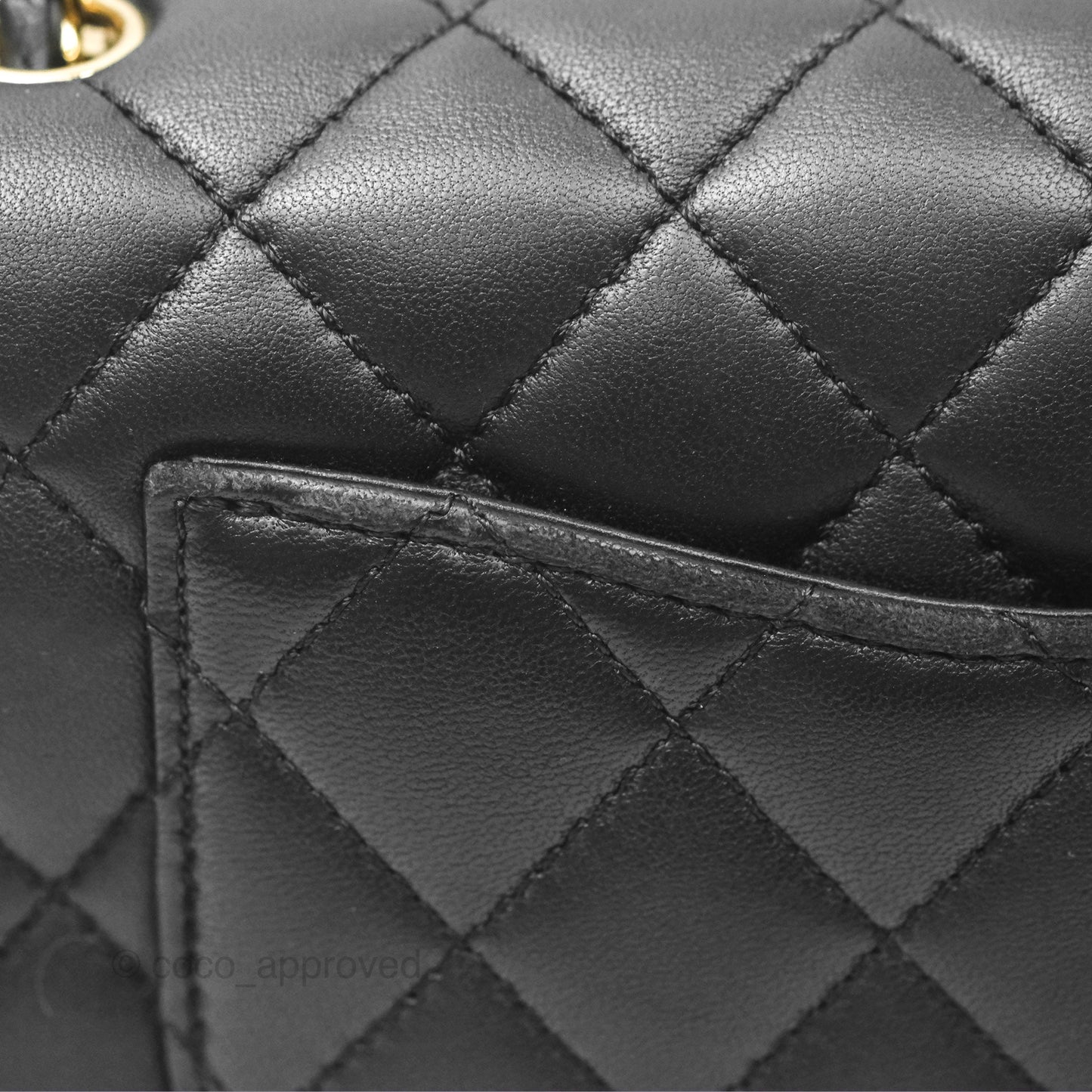 Chanel Ball Crush Mini Rectangular Black Lambskin Gold Hardware 23C