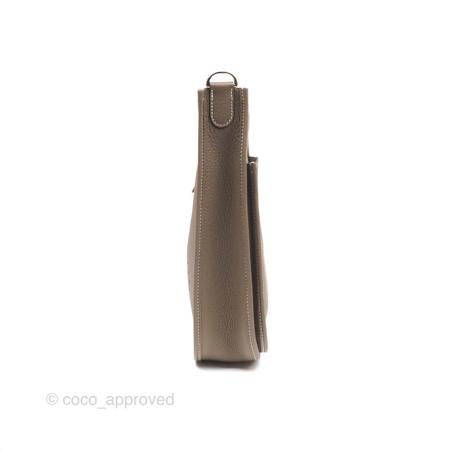 Hermes Evelyne III 29 Etoupe 18 Taurillon Clemence Palladium Hardware