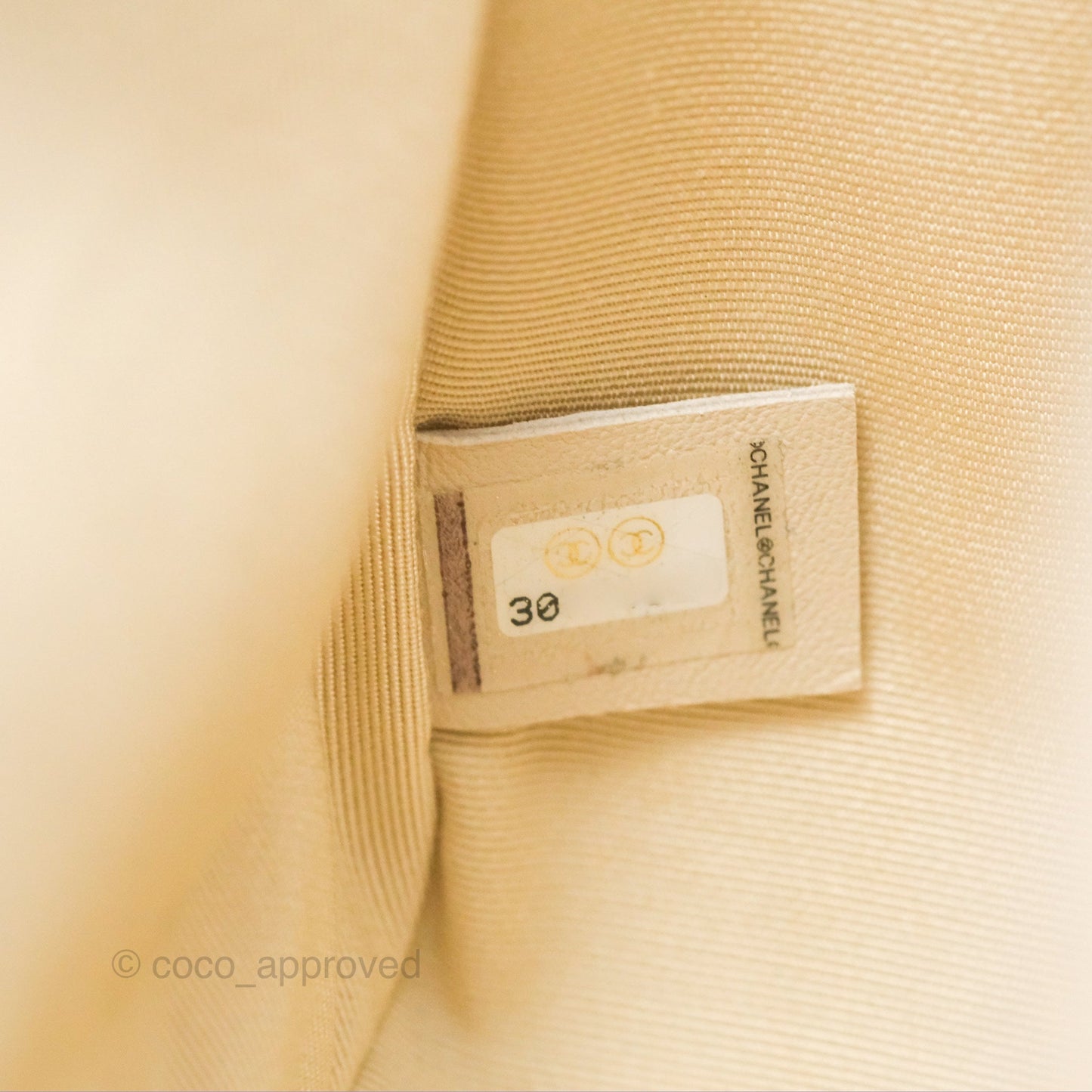 Chanel 19 Small Ivory Mixed Hardware
