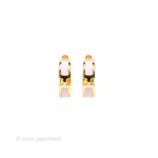 Hermes Olympe Earrings Rose