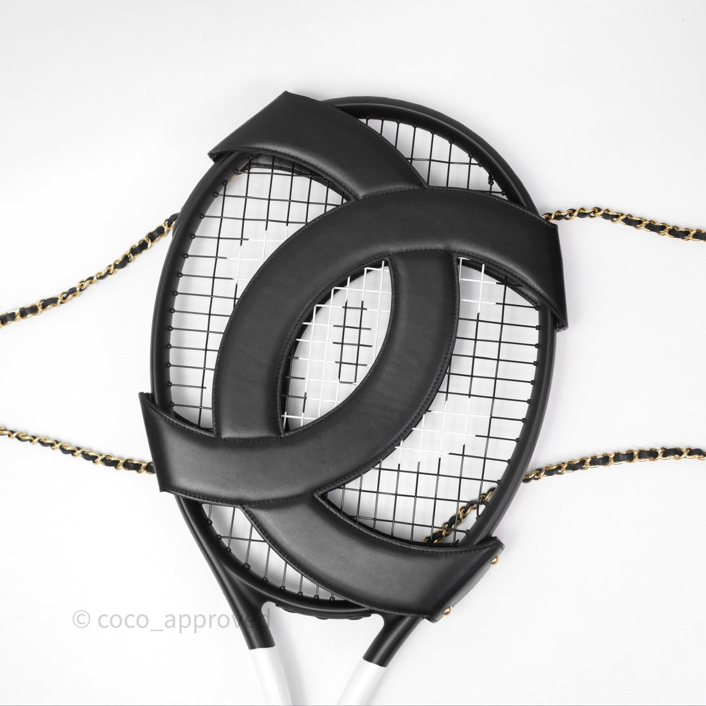Chanel Tennis Racket with Black CC Case