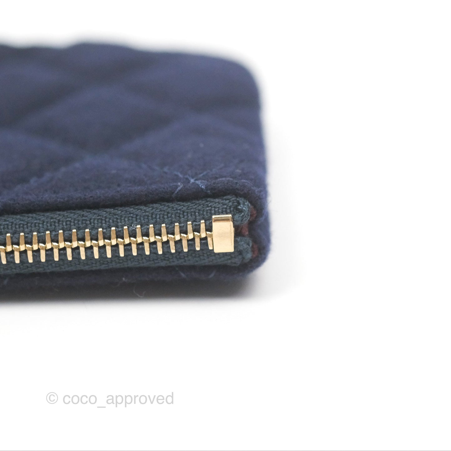 Chanel Coco Cruise Charms Mini O Case Navy Jersey