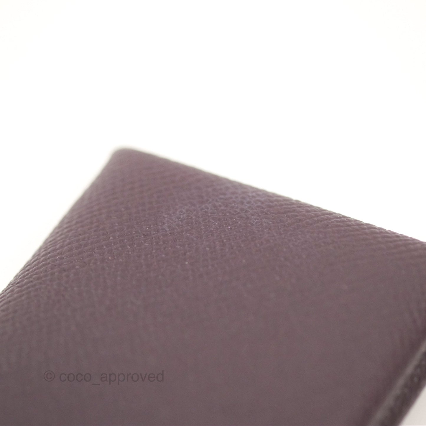 Hermès Calvi Card Holder Rouge Sellier Epsom