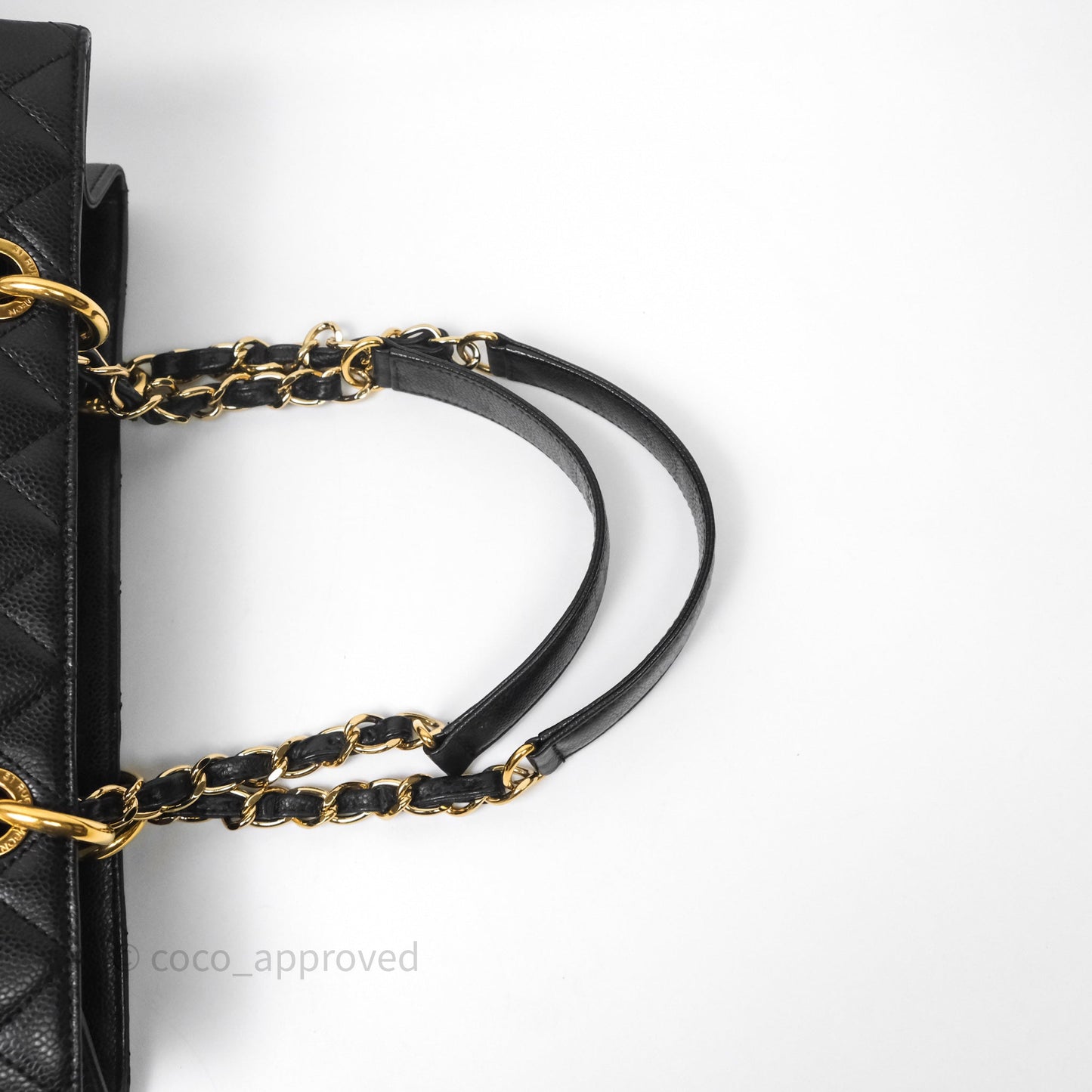 Chanel GST Black Caviar Gold Hardware