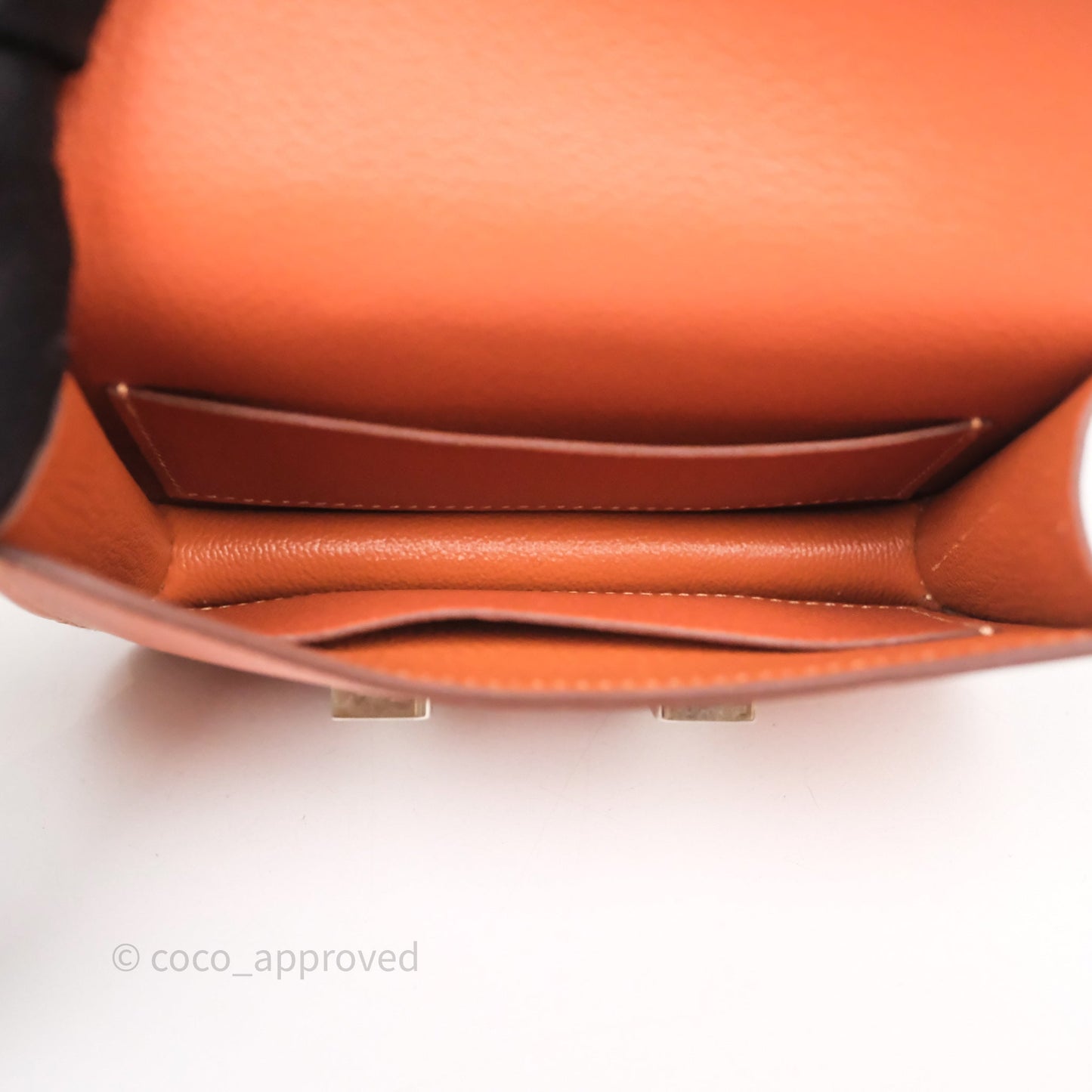 Hermès Constance Slim Wallet Blush J9/ Bleu Frida 0F Evercolor Palladium Hardware