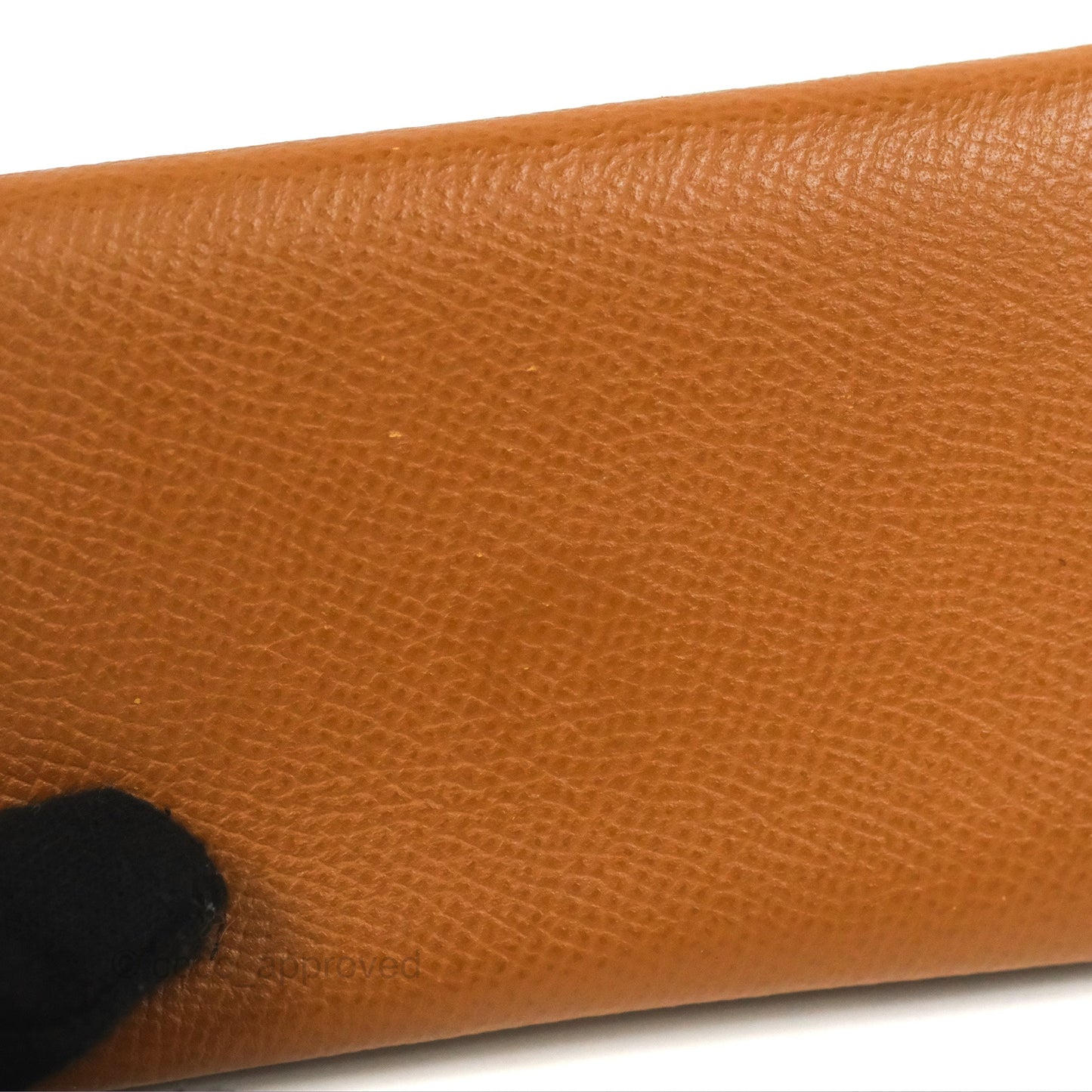 Hermès Calvi Card Holder Gold Epsom