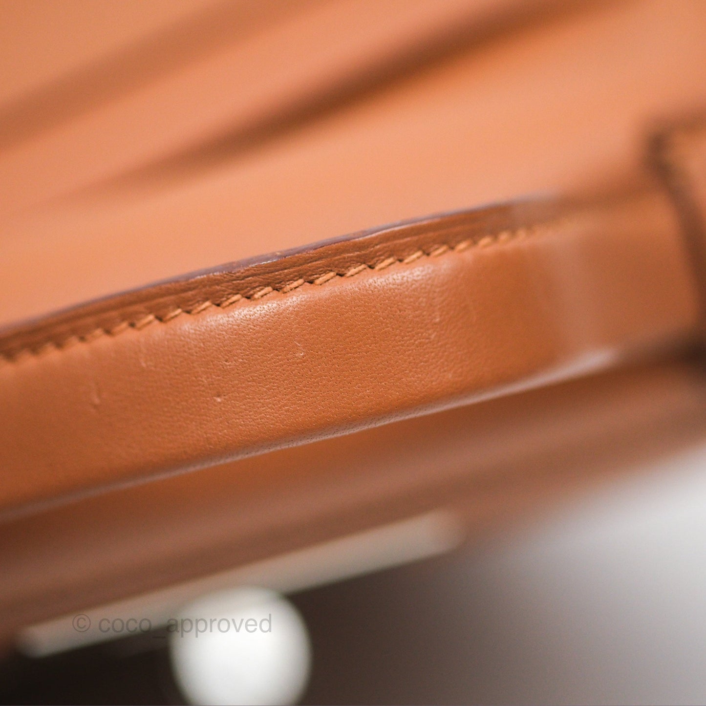 Hermès 24/24 21 Mini Gold 37 Evercolor/ Swift Palladium Hardware