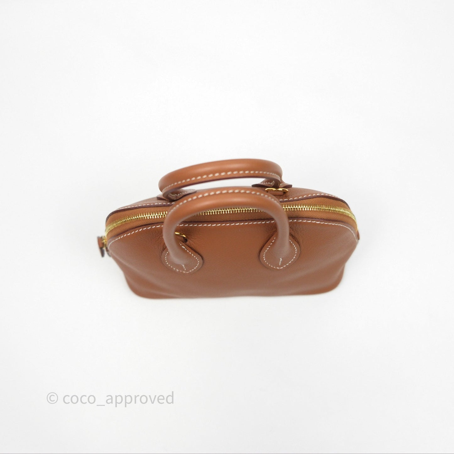 Hermès Bolide Mini 1923 Gold 37 Evercolor Gold Hardware