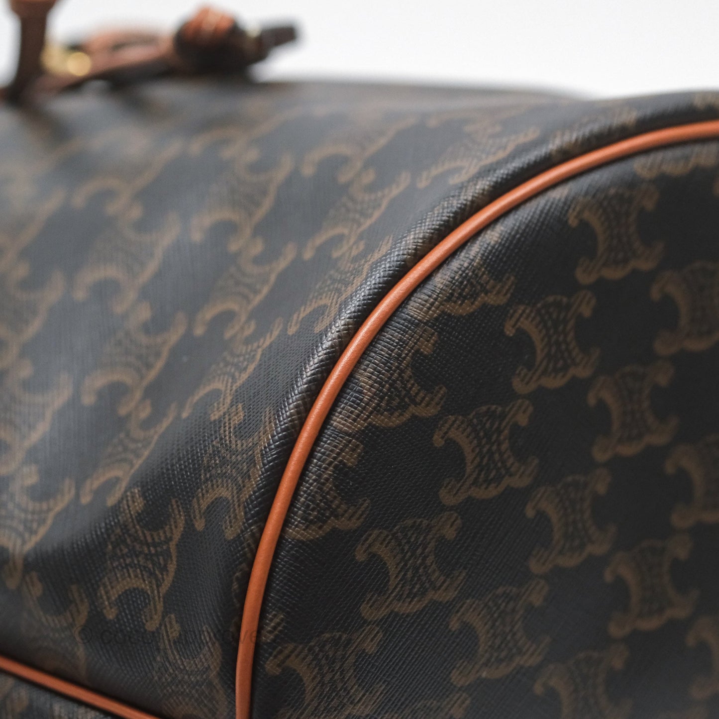 Celine Medium Folco Backpack in Triomphe Canvas Calfskin